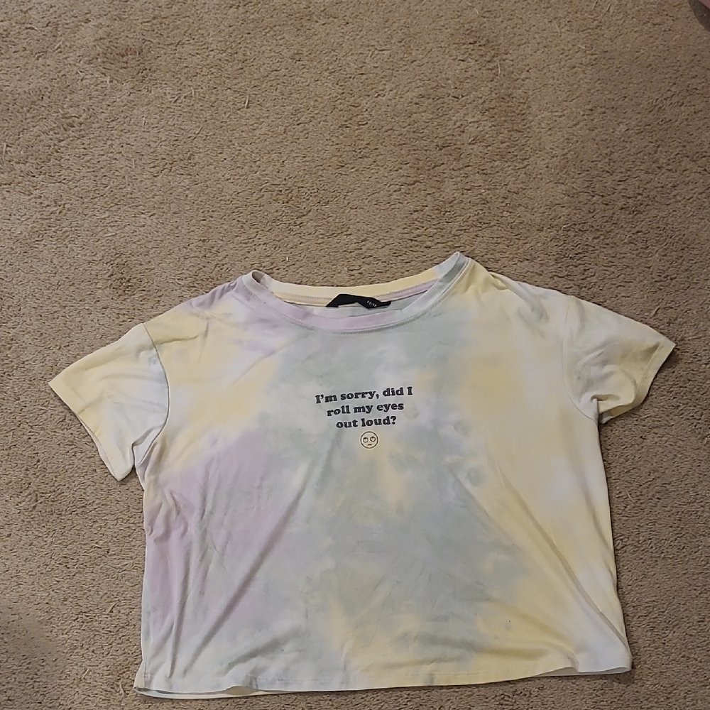 Bluenotes Fun Graphic Pastel Tee